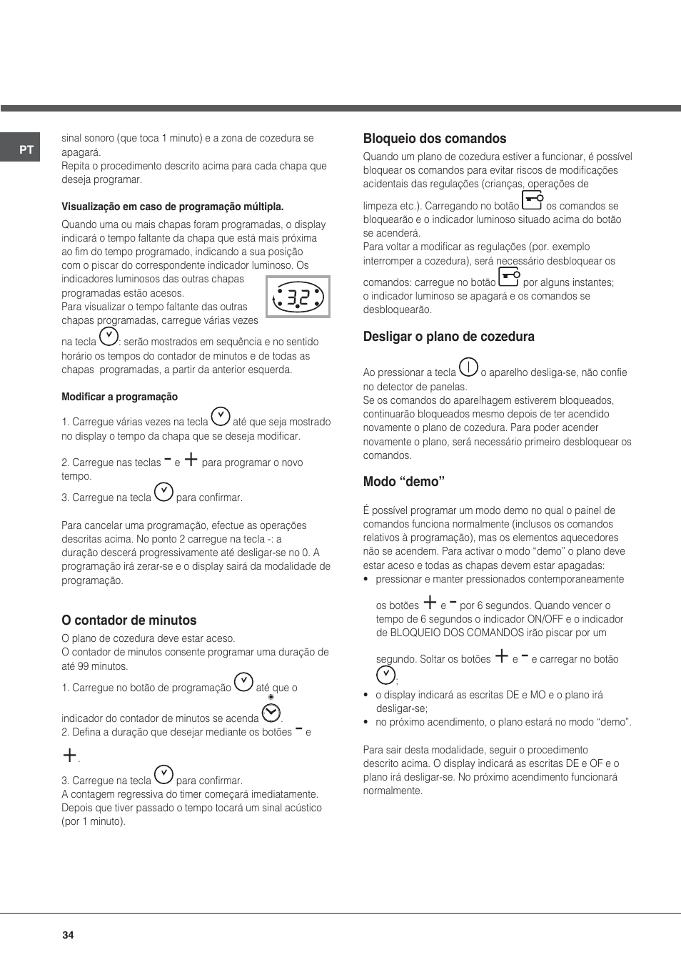 Hotpoint Ariston KIC 631 C  EU User Manual | Page 34 / 80