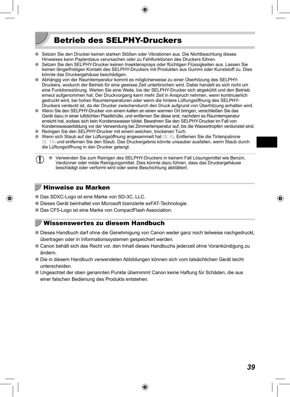 Betrieb des selphy-druckers | Canon SELPHY CP810 User Manual | Page 119 / 360