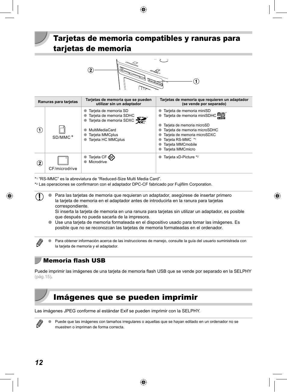 Imágenes que se pueden imprimir | Canon SELPHY CP810 User Manual | Page 132 / 360