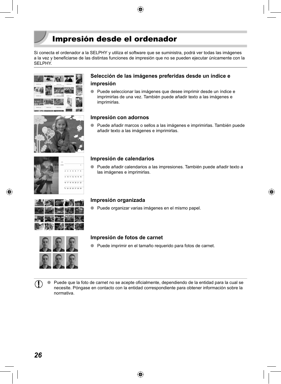 Impresión desde el ordenador | Canon SELPHY CP810 User Manual | Page 146 / 360