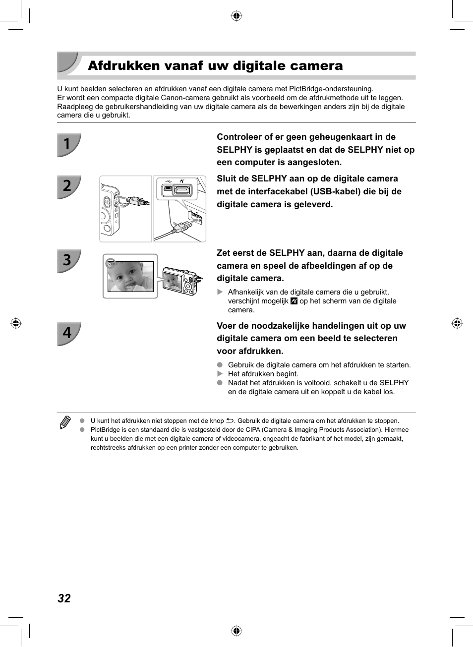 Afdrukken vanaf uw digitale camera | Canon SELPHY CP810 User Manual | Page 272 / 360