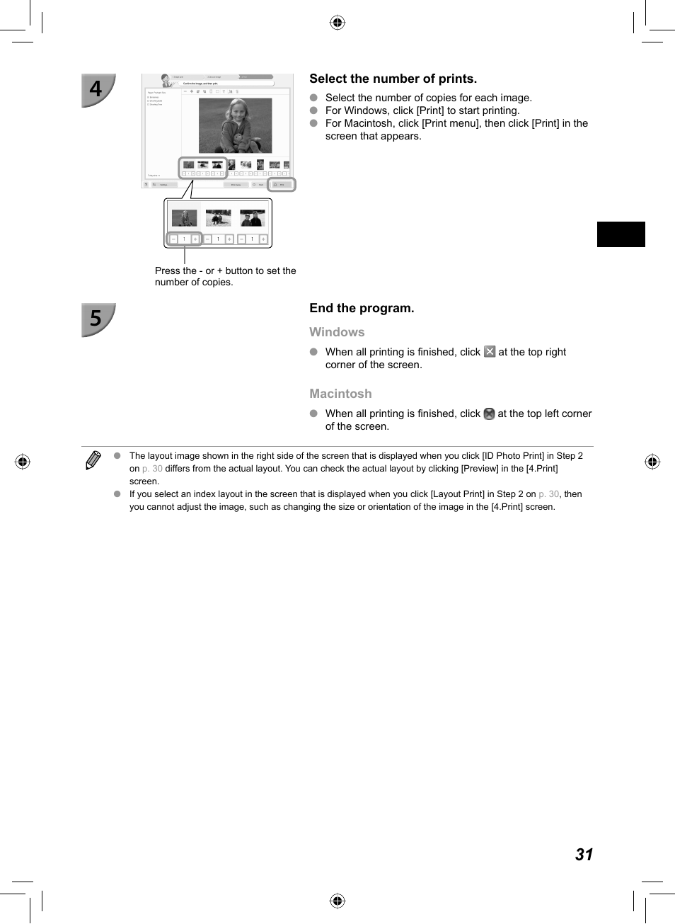 Canon SELPHY CP810 User Manual | Page 31 / 360