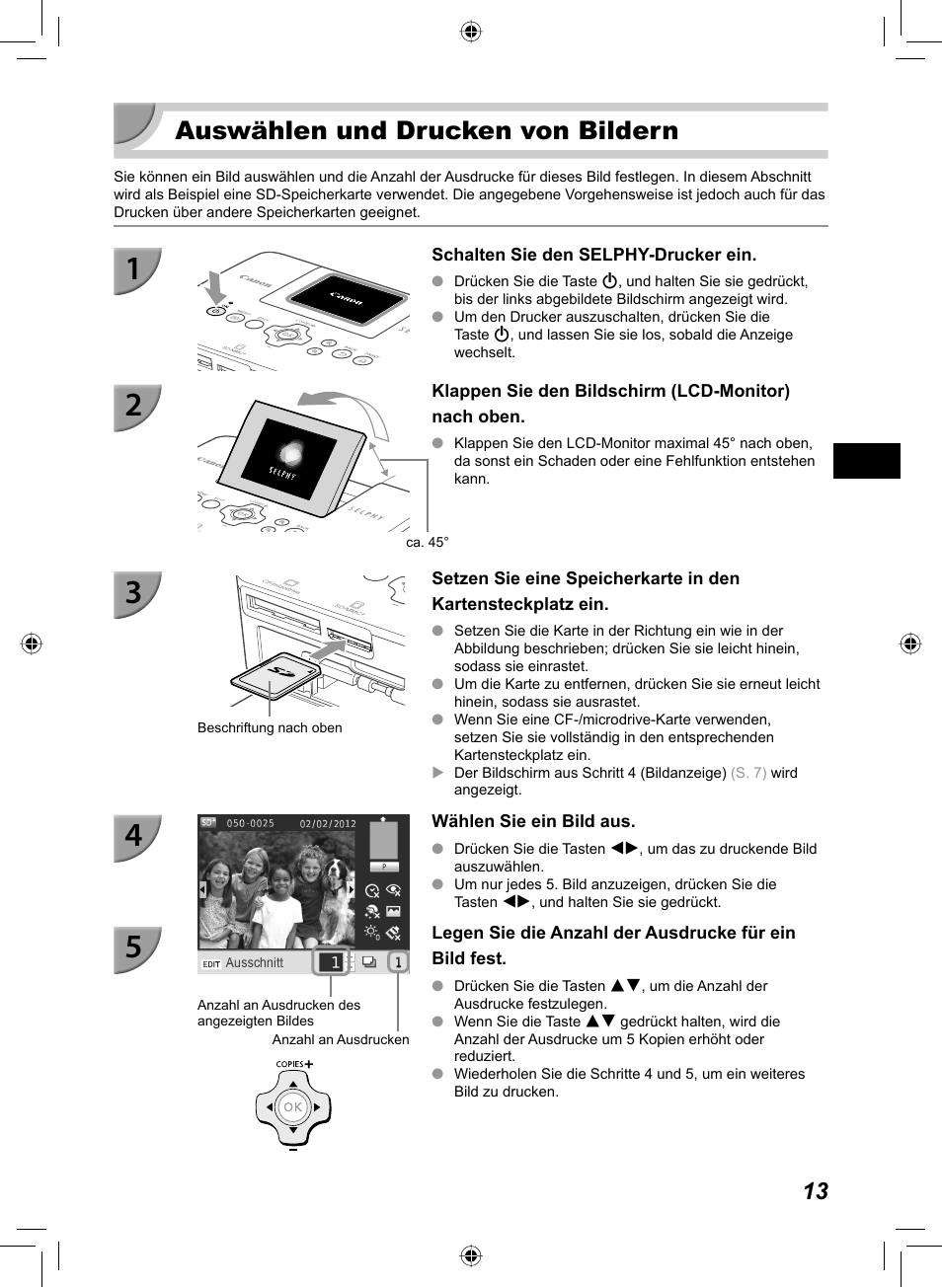 Auswählen und drucken von bildern | Canon SELPHY CP810 User Manual | Page 93 / 360