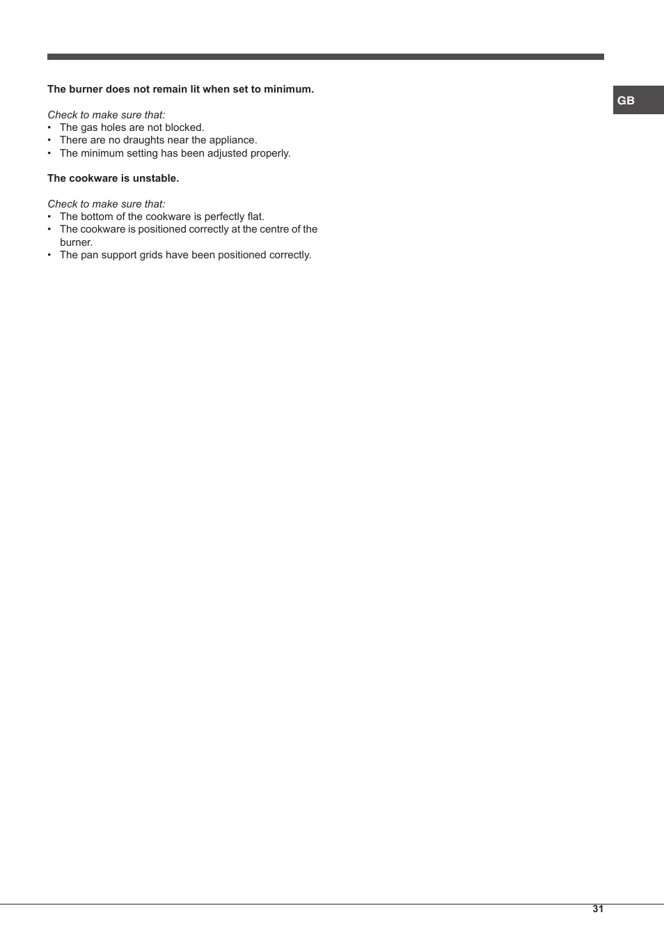 Hotpoint Ariston PC 640 T (AN) R-HA  EU User Manual | Page 31 / 88
