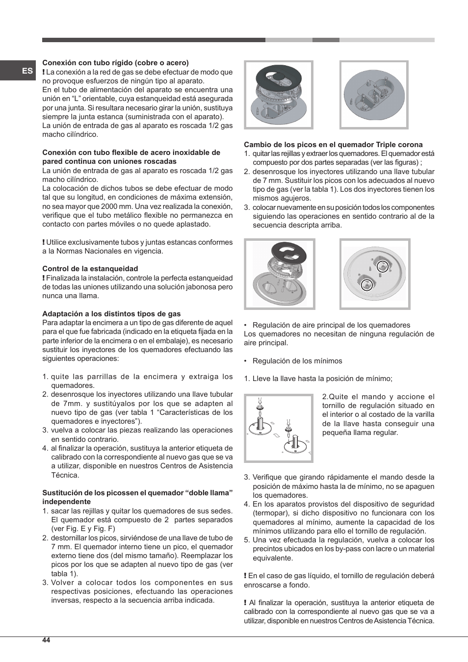 Hotpoint Ariston PC 640 T (AN) R-HA  EU User Manual | Page 44 / 88