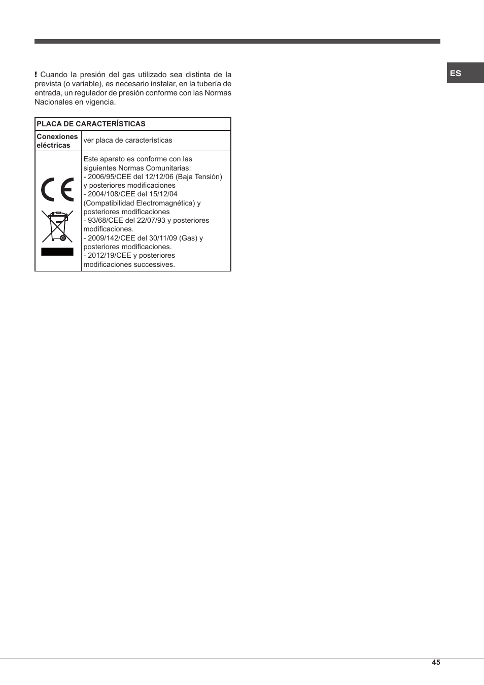 Hotpoint Ariston PC 640 T (AN) R-HA  EU User Manual | Page 45 / 88