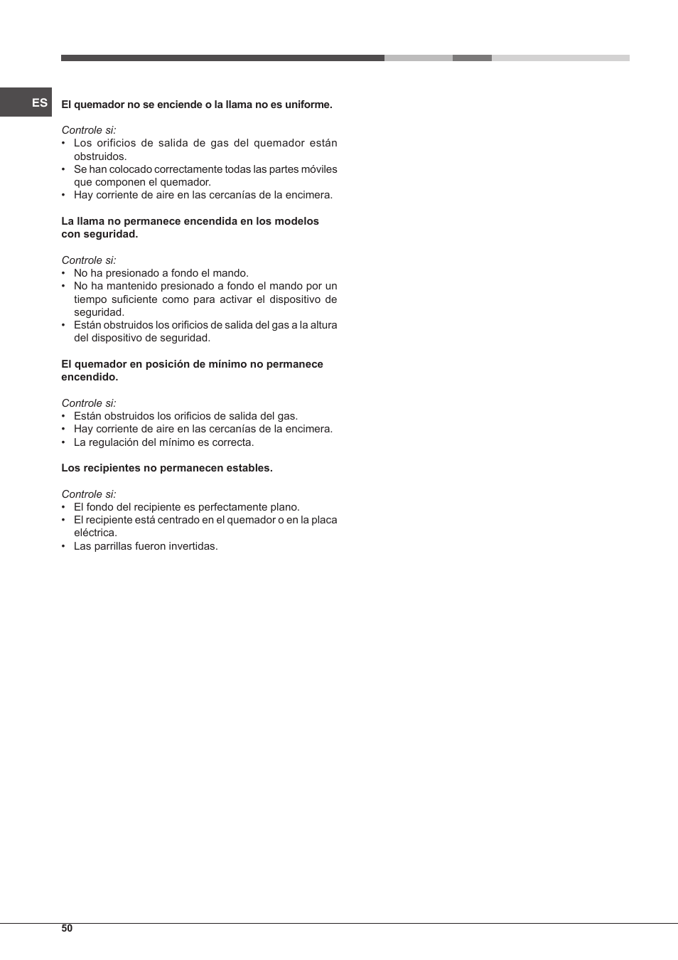 Hotpoint Ariston PC 640 T (AN) R-HA  EU User Manual | Page 50 / 88