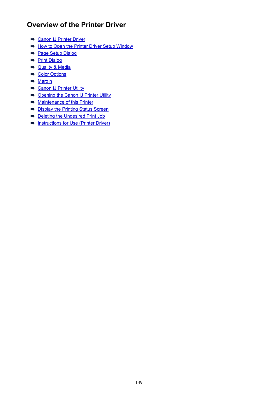 Overview of the printer driver | Canon PIXMA iP2850 User Manual | Page 139 / 246