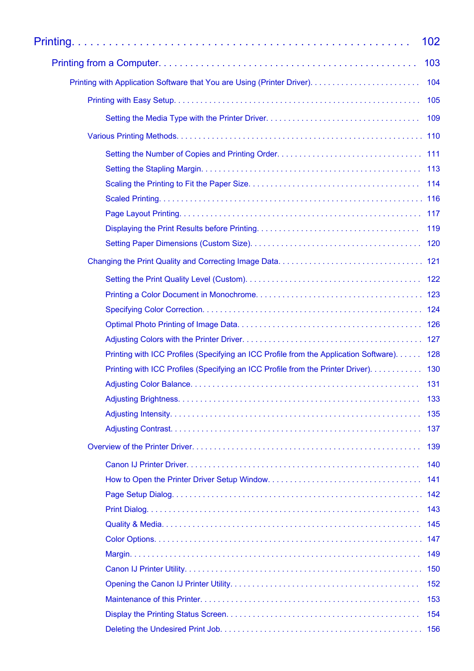 Printing | Canon PIXMA iP2850 User Manual | Page 4 / 246