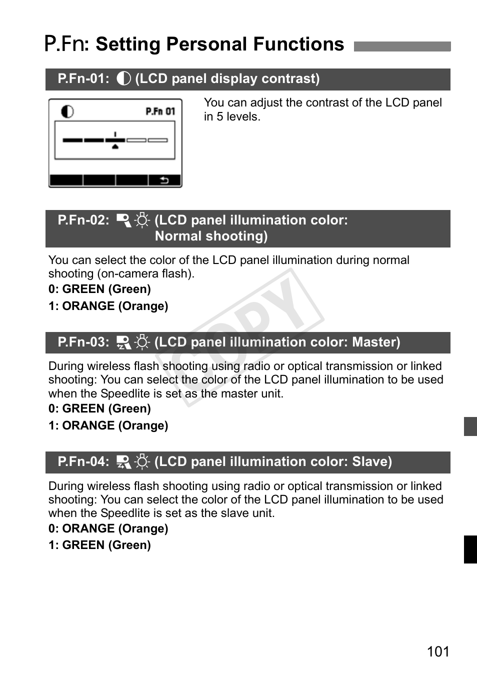 Cop y | Canon Speedlite 600EX-RT User Manual | Page 103 / 372