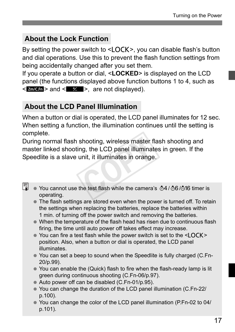 Cop y | Canon Speedlite 600EX-RT User Manual | Page 19 / 372