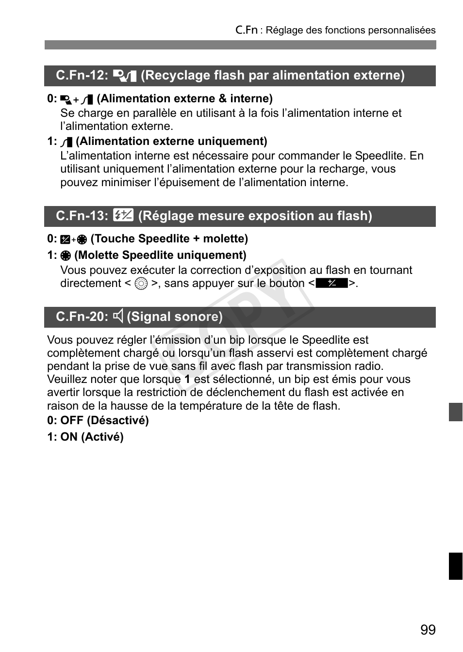 Cop y | Canon Speedlite 600EX-RT User Manual | Page 223 / 372
