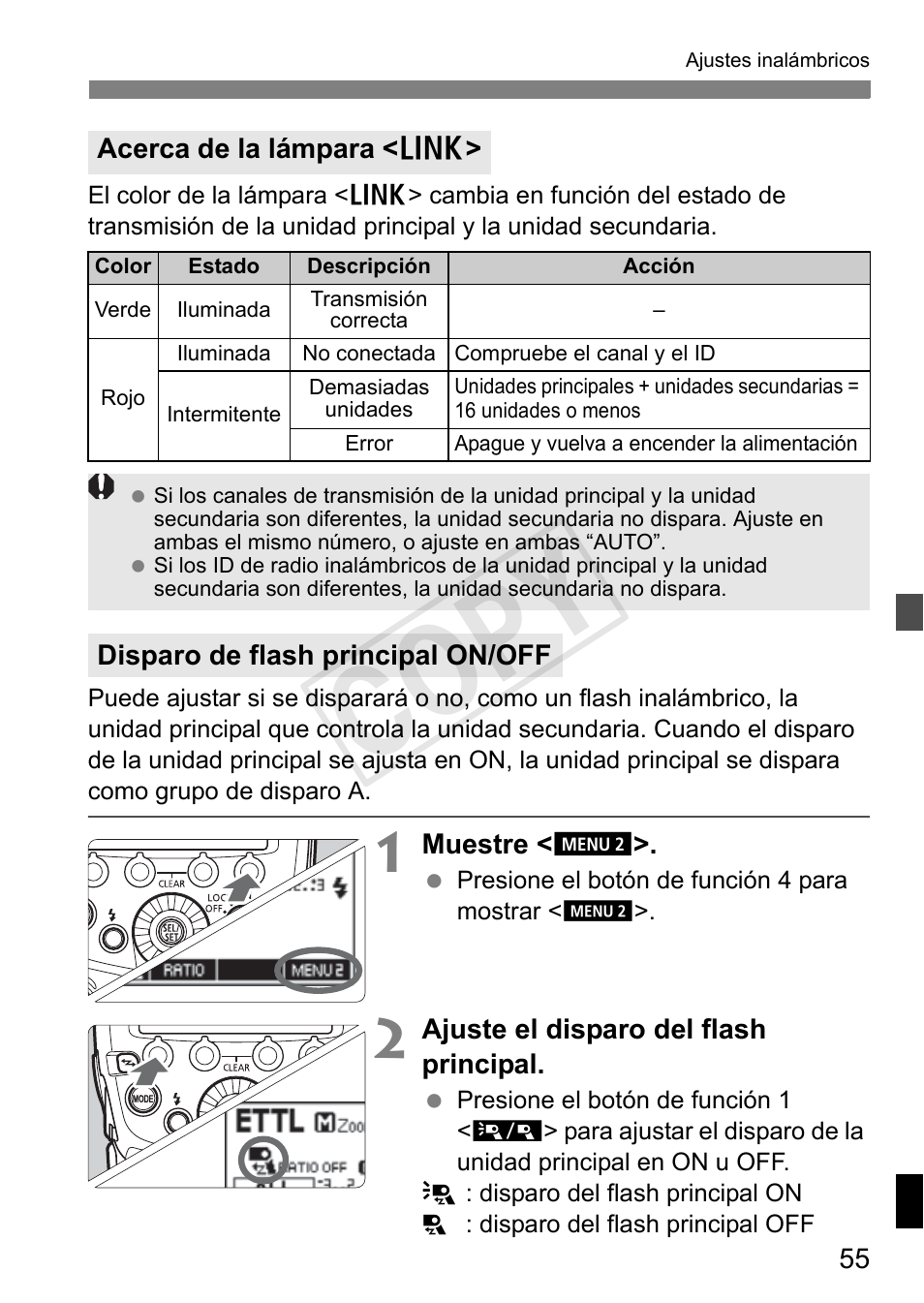 Cop y | Canon Speedlite 600EX-RT User Manual | Page 301 / 372
