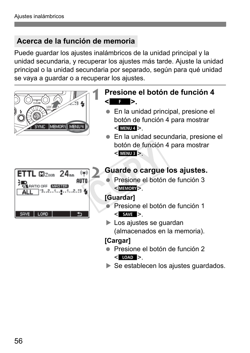 Cop y | Canon Speedlite 600EX-RT User Manual | Page 302 / 372