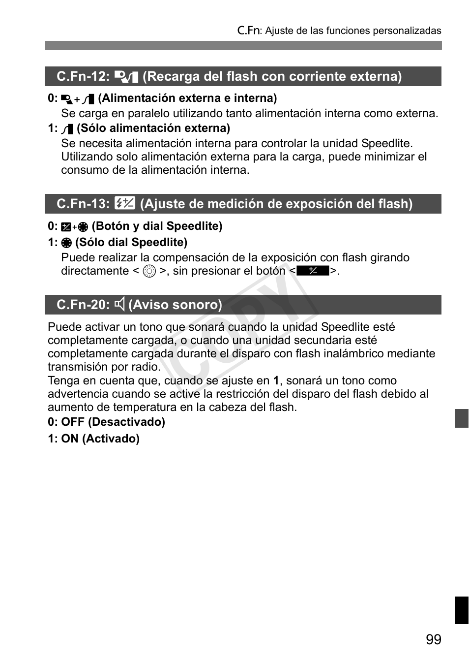 Cop y | Canon Speedlite 600EX-RT User Manual | Page 345 / 372