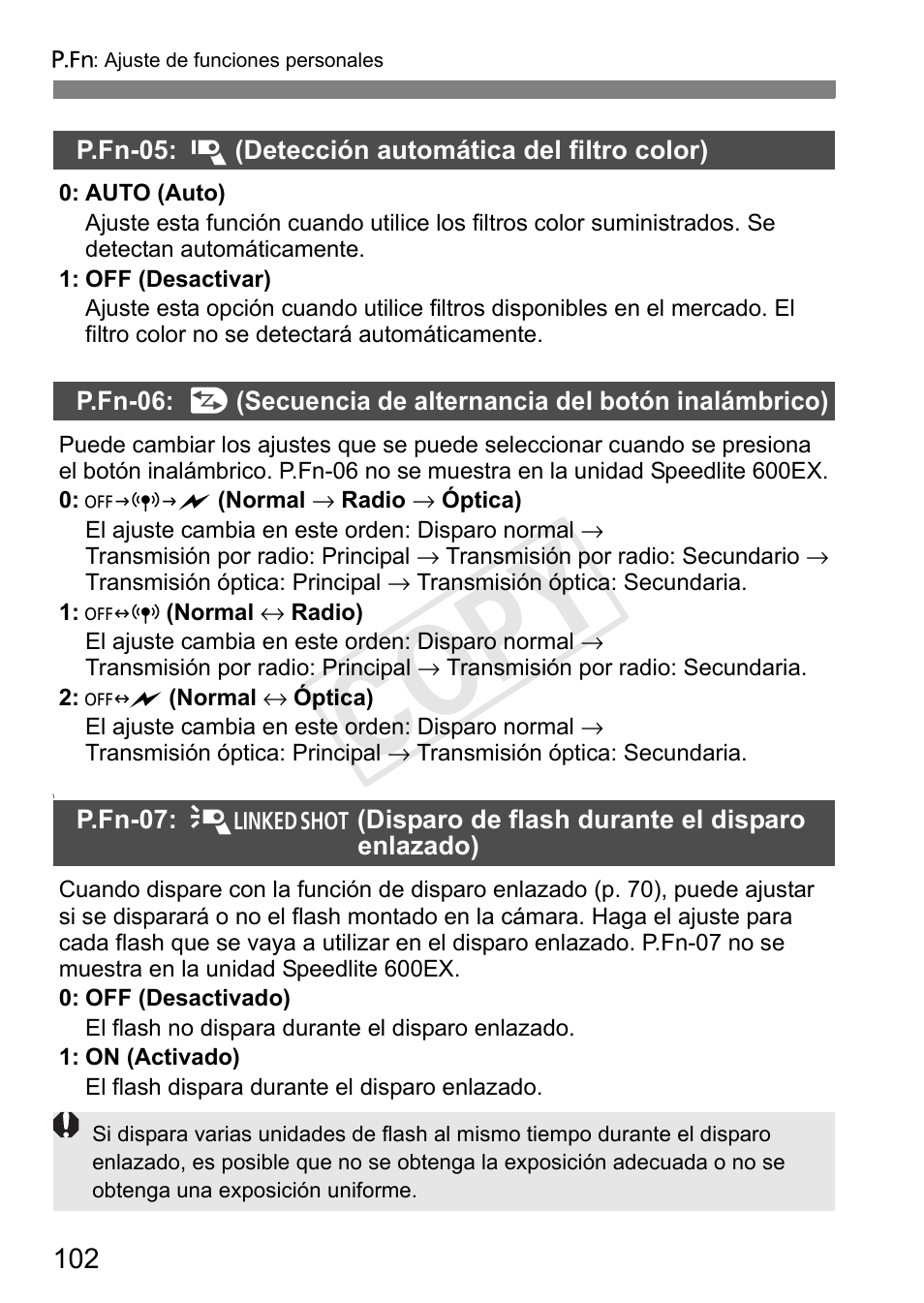 Cop y | Canon Speedlite 600EX-RT User Manual | Page 348 / 372