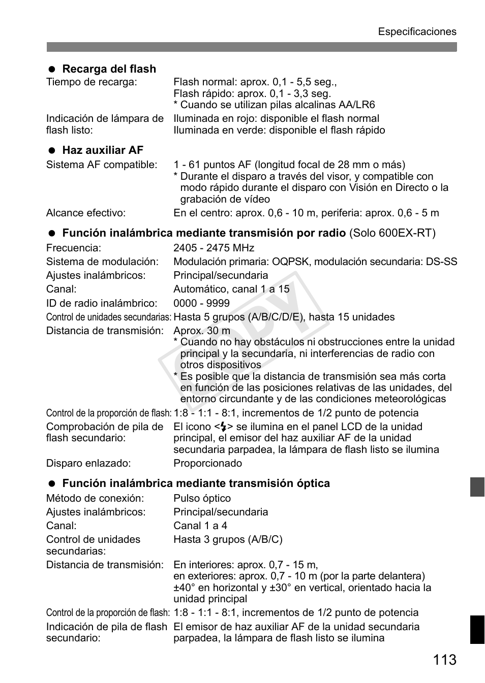 Cop y | Canon Speedlite 600EX-RT User Manual | Page 359 / 372
