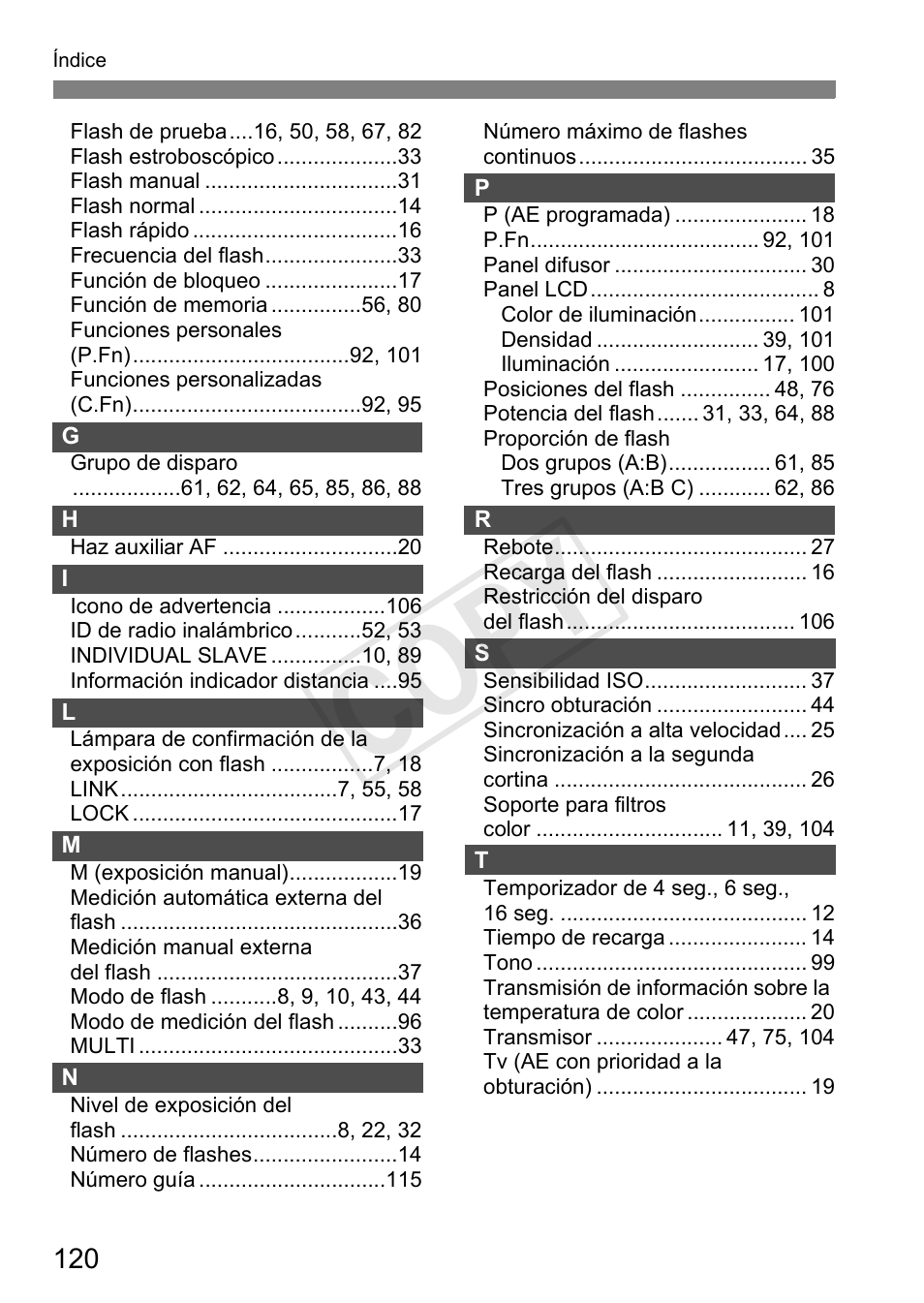 Cop y | Canon Speedlite 600EX-RT User Manual | Page 366 / 372