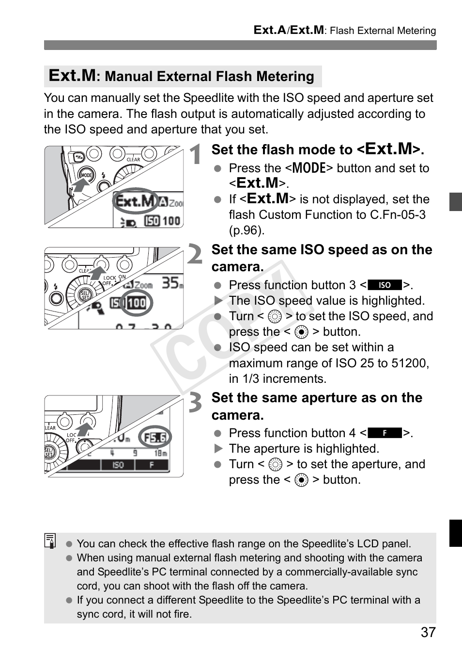 Cop y | Canon Speedlite 600EX-RT User Manual | Page 39 / 372