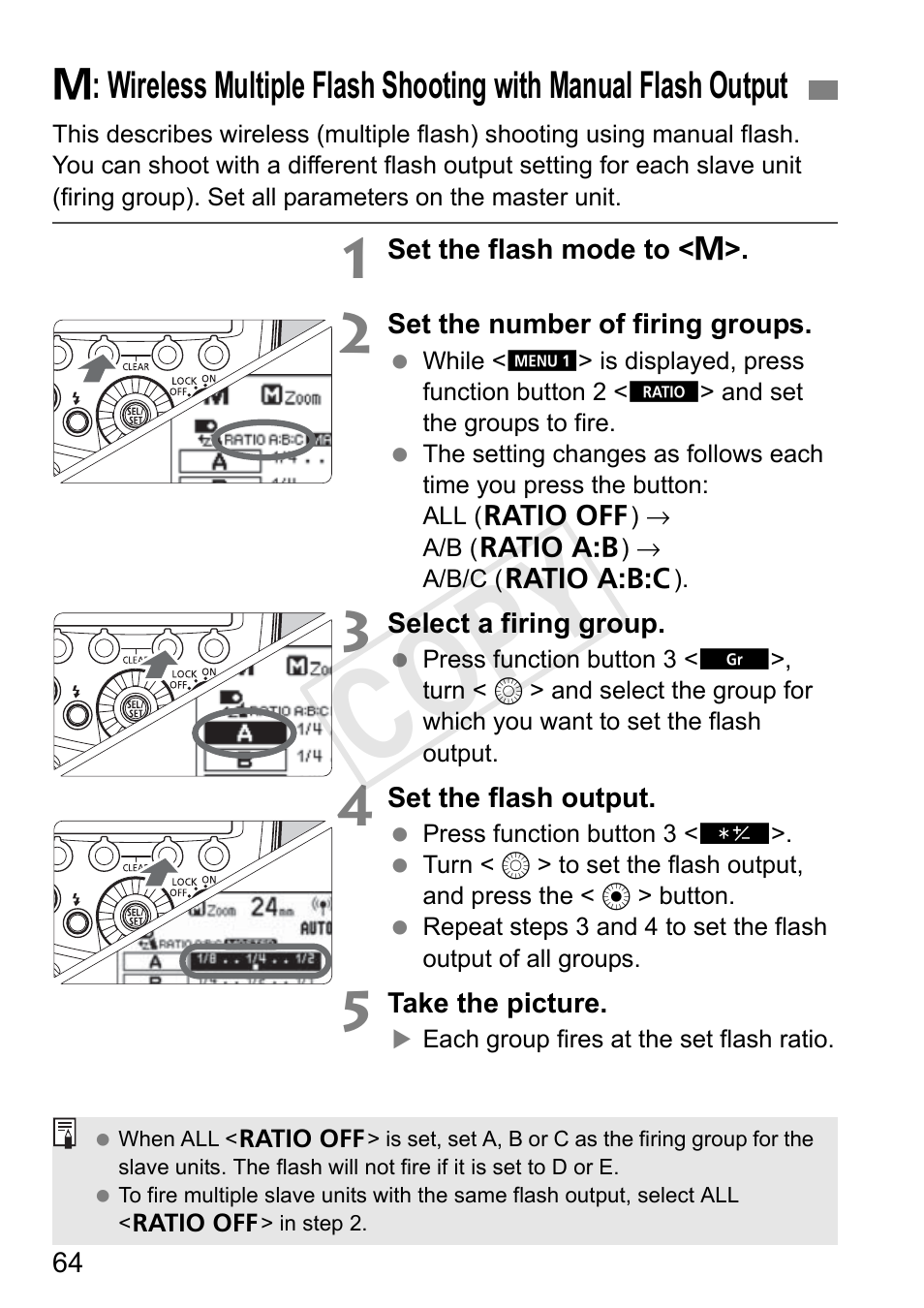 Cop y | Canon Speedlite 600EX-RT User Manual | Page 66 / 372