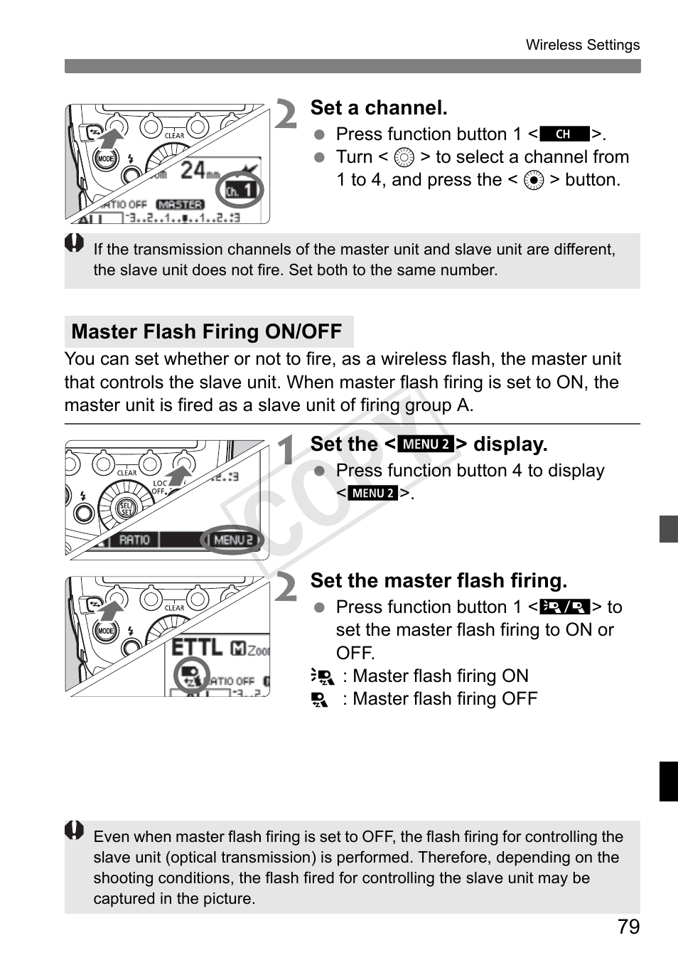 Cop y | Canon Speedlite 600EX-RT User Manual | Page 81 / 372