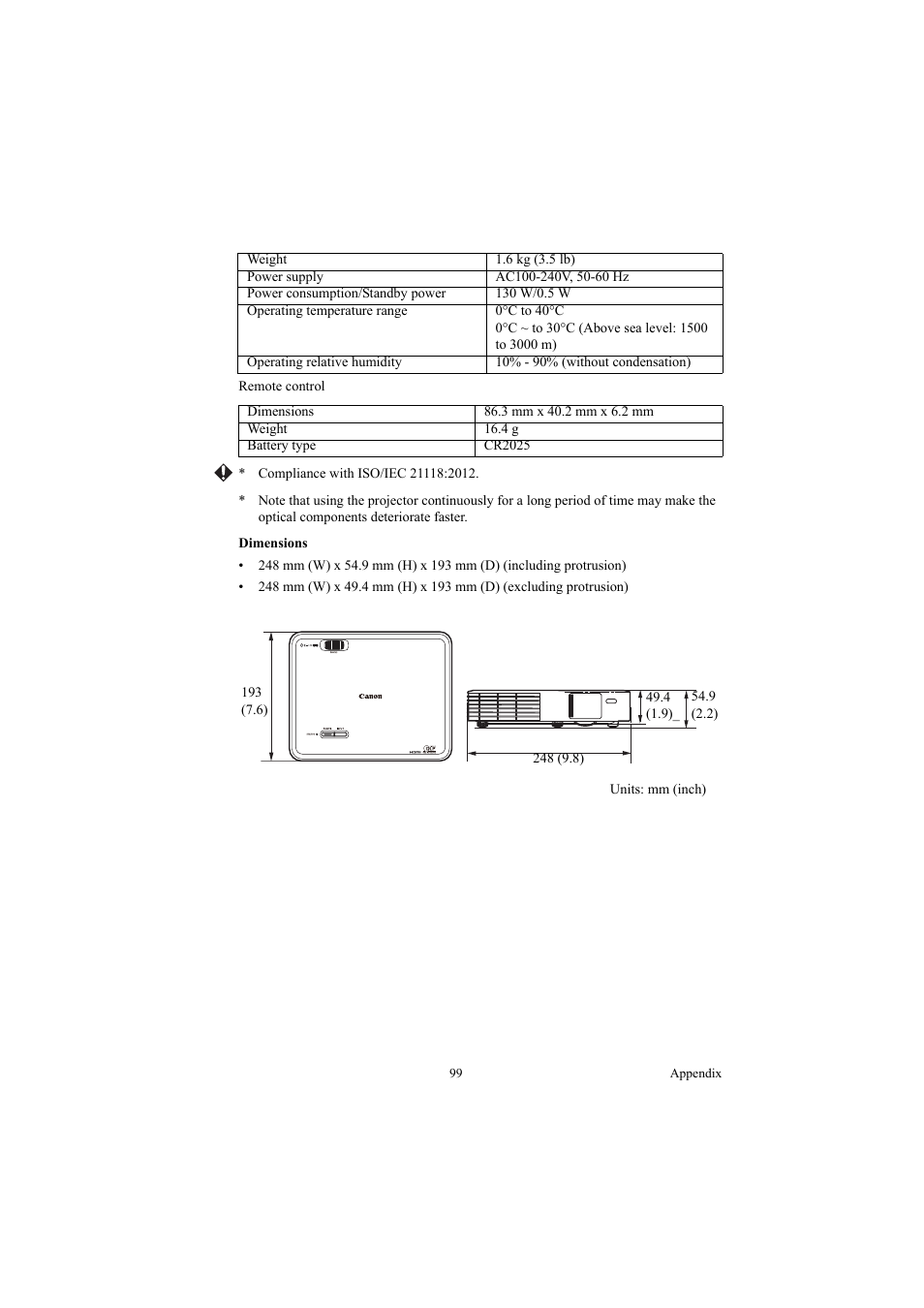 Canon LE-5W User Manual | Page 99 / 104
