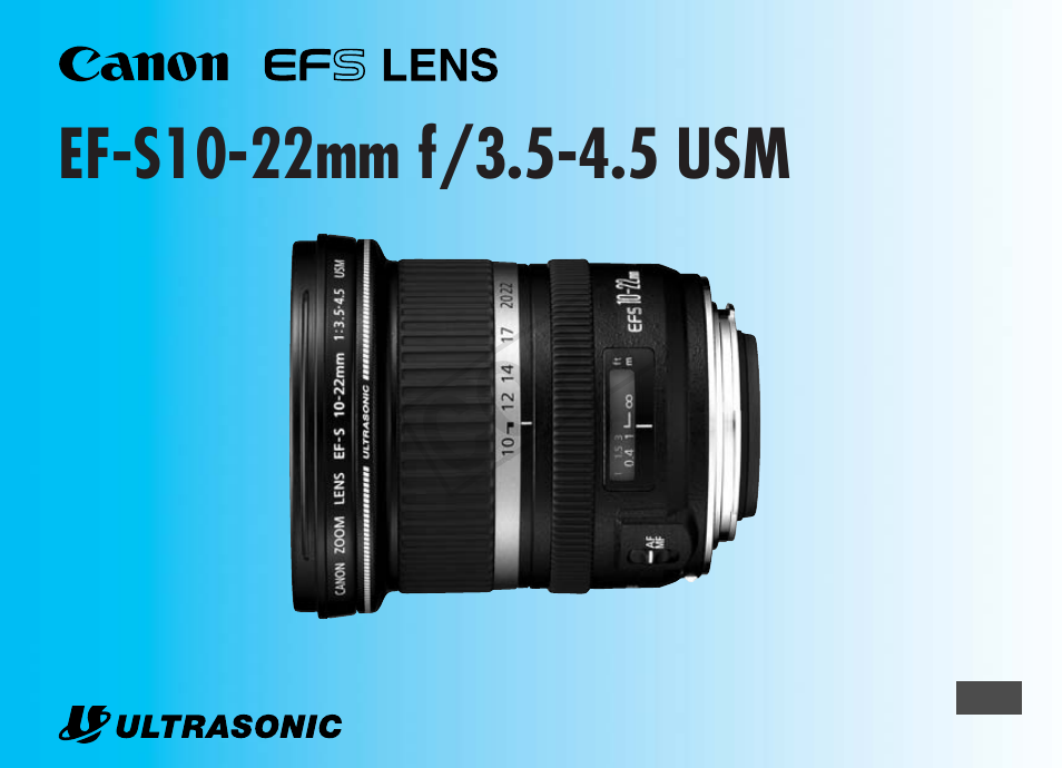 Canon EF-S 10-22mm f3.5-4.5 USM User Manual | 11 pages
