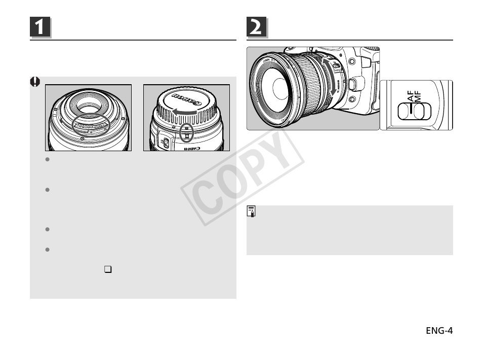 Cop y | Canon EF-S 10-22mm f3.5-4.5 USM User Manual | Page 5 / 11