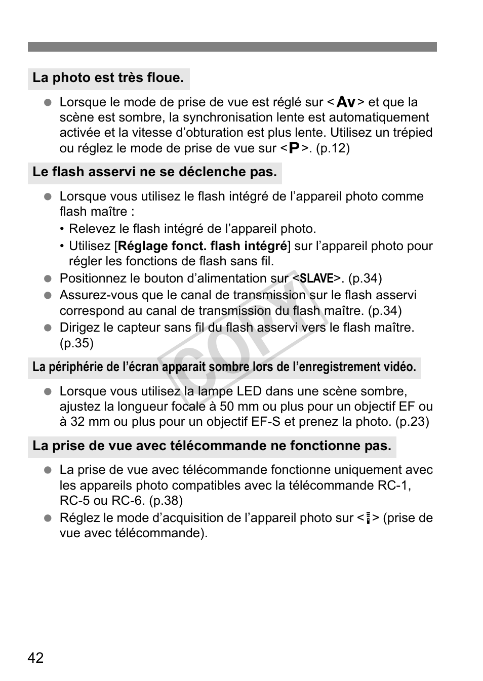 Cop y | Canon Speedlite 320EX User Manual | Page 92 / 148