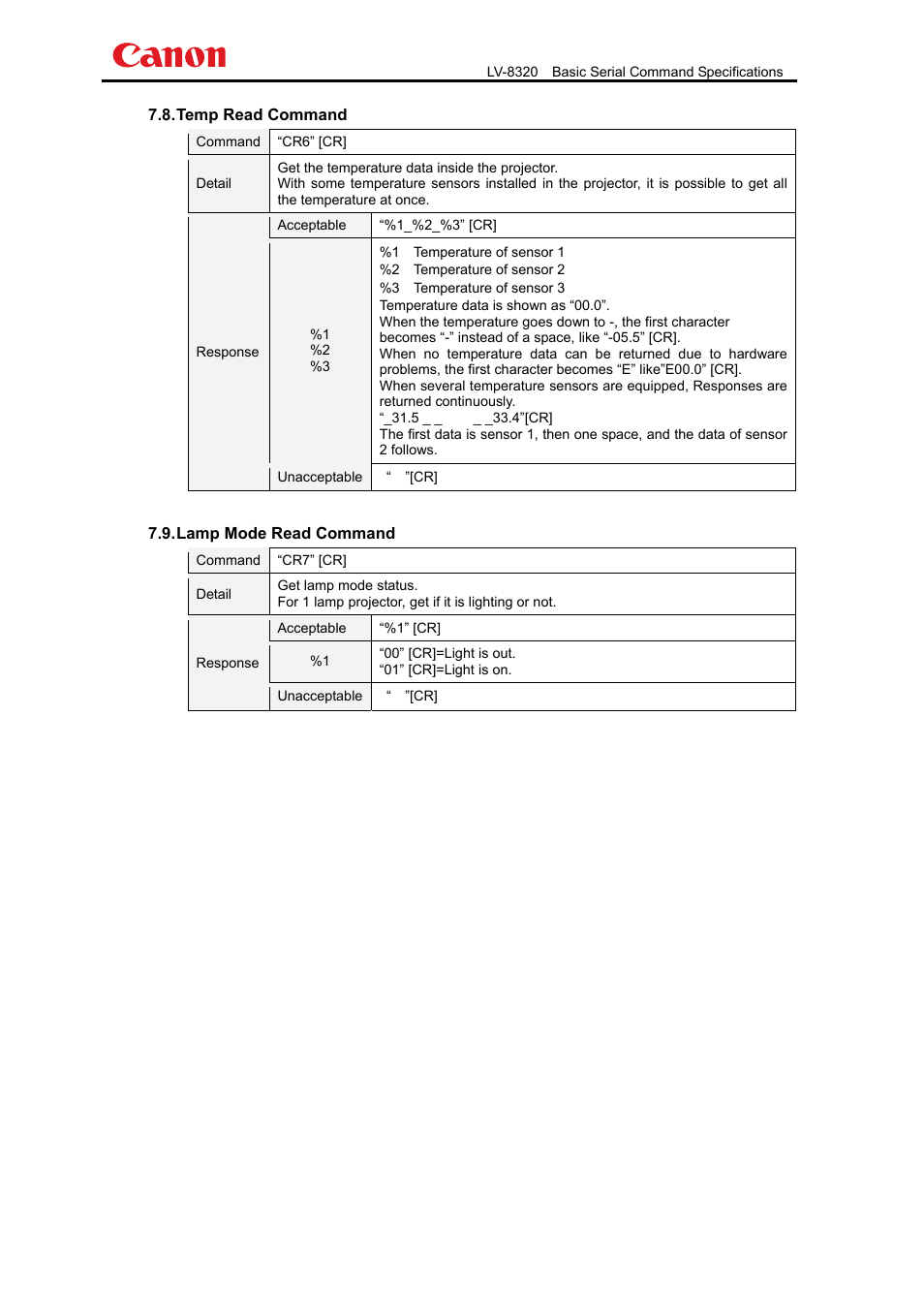 Canon LV-8320 User Manual | Page 26 / 26