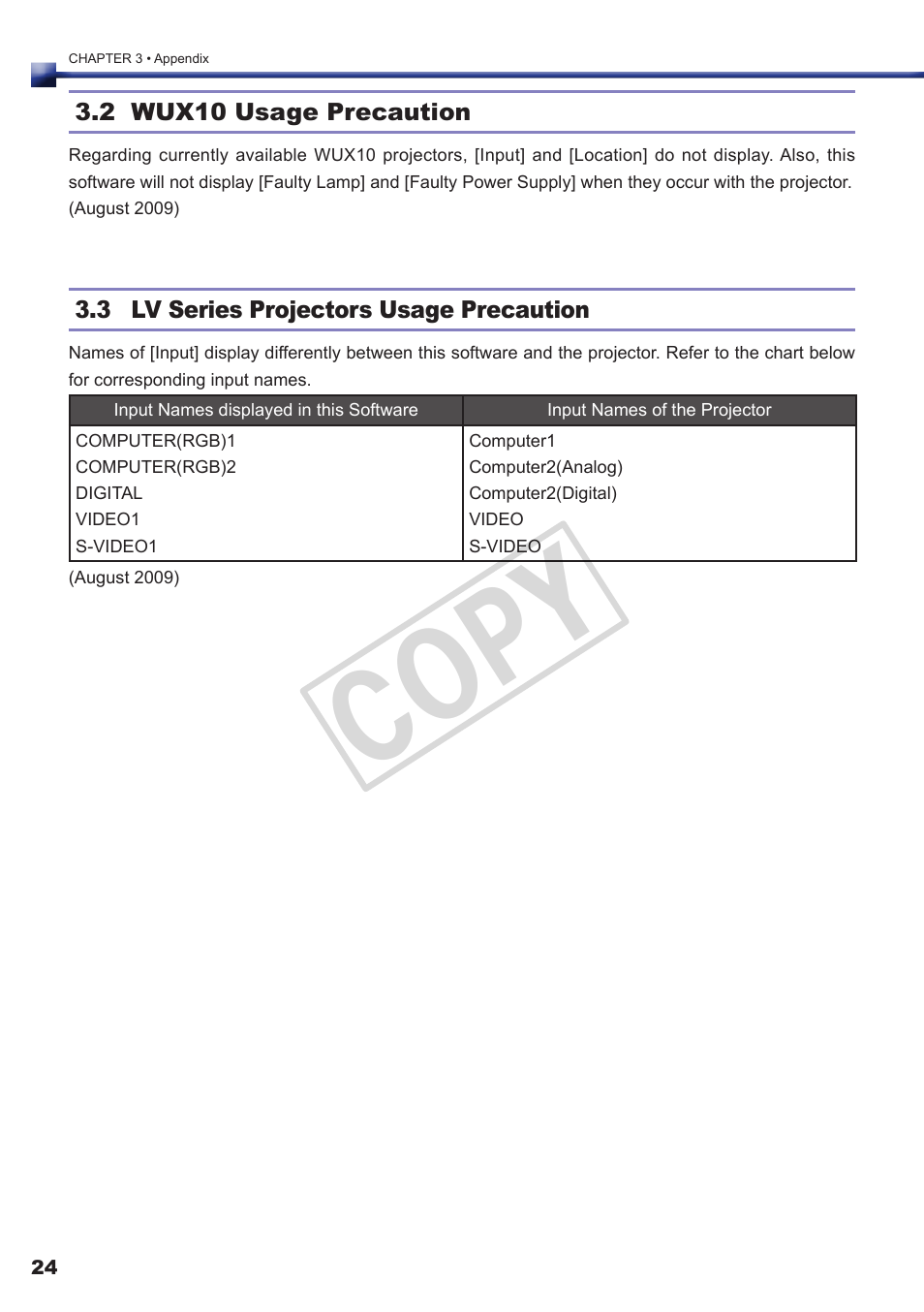 Cop y | Canon REALIS SX80 MARK II User Manual | Page 24 / 25