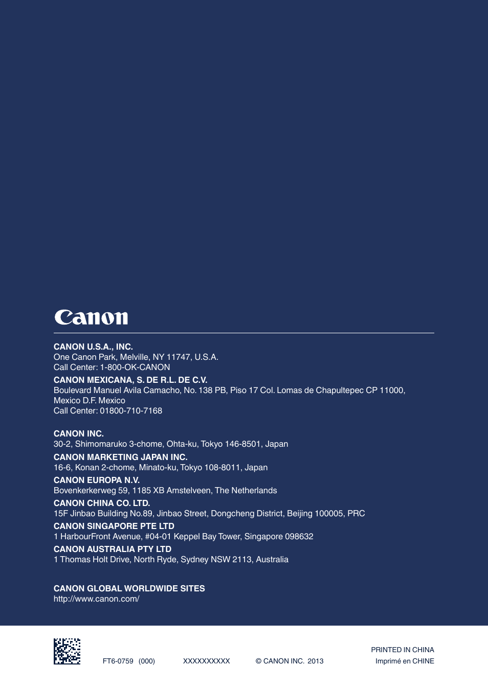 Canon imageCLASS MF6160dw User Manual | Page 64 / 64