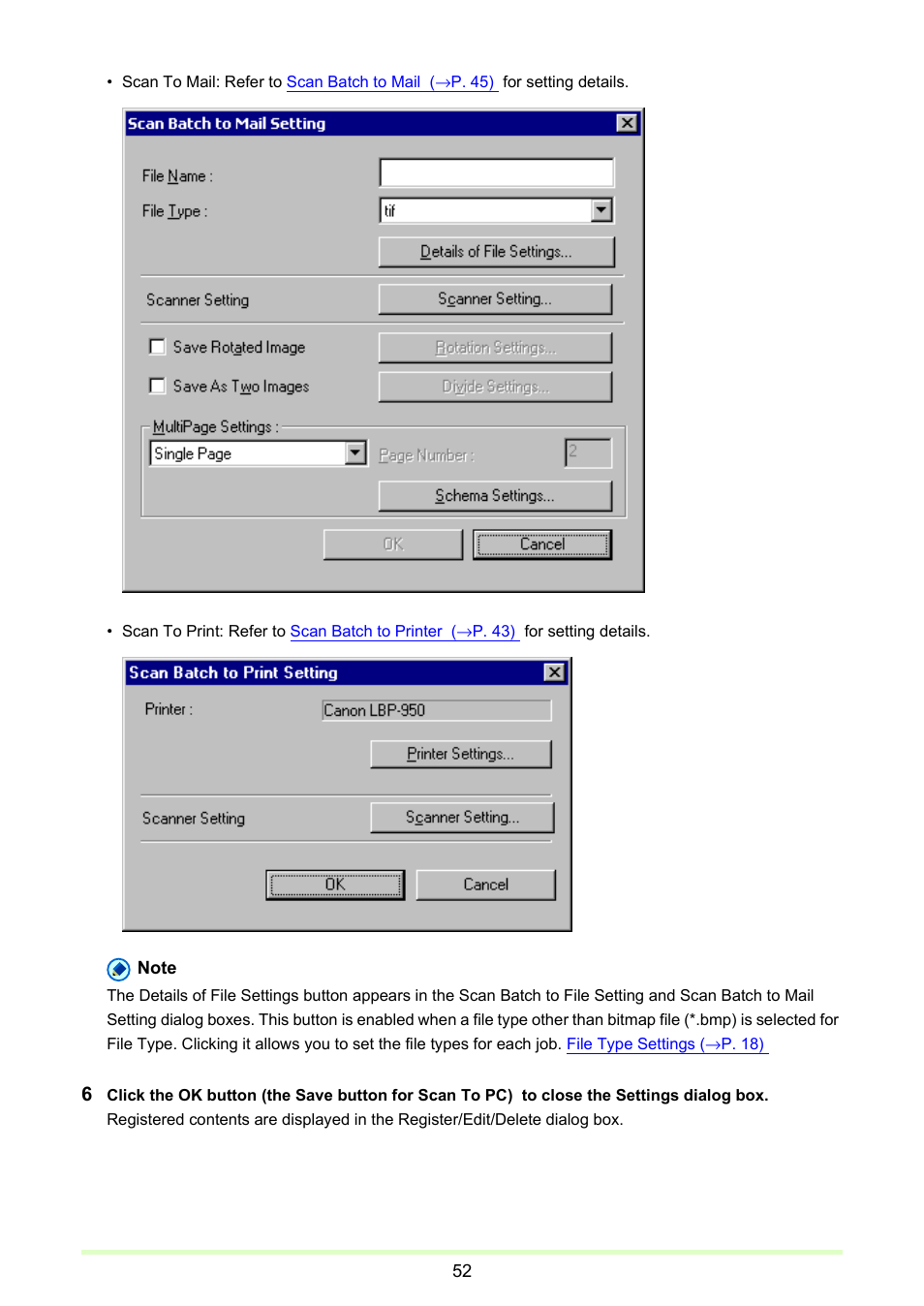 Canon imageFORMULA DR-2020U Universal Workgroup Scanner User Manual | Page 52 / 73