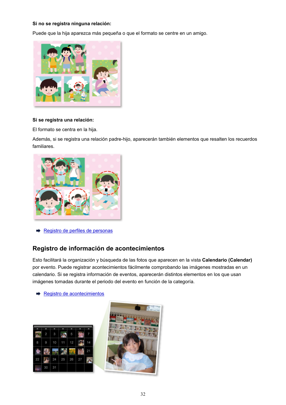 Registro de información de acontecimientos | Canon PIXMA PRO-1 User Manual | Page 32 / 320