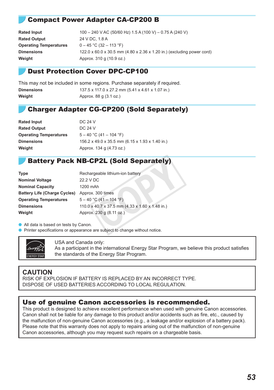 Cop y | Canon SELPHY CP900 User Manual | Page 53 / 56