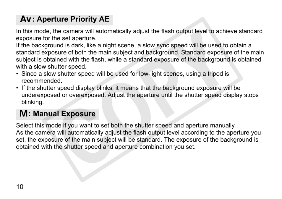 Cop y | Canon Speedlite 90EX User Manual | Page 12 / 106