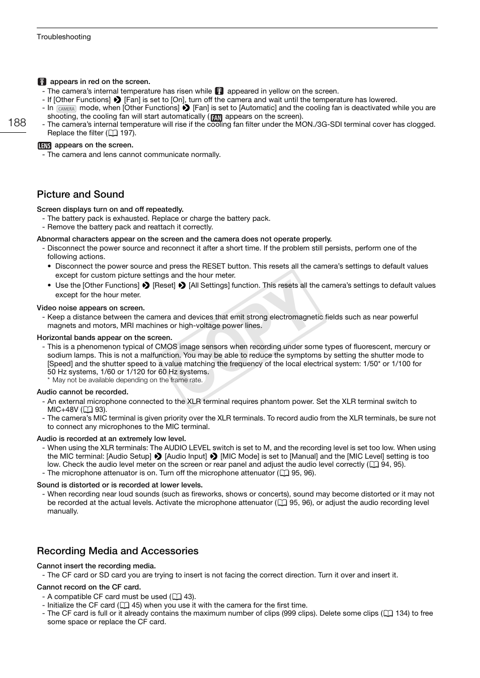 Cop y | Canon EOS C500 User Manual | Page 188 / 210