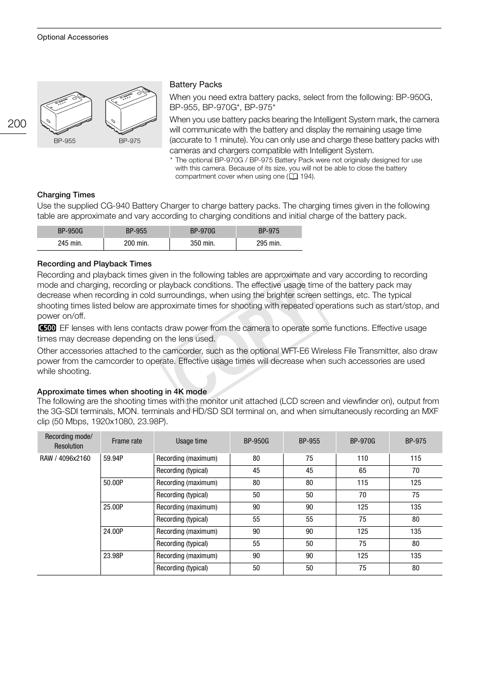 200) an, Cop y | Canon EOS C500 User Manual | Page 200 / 210