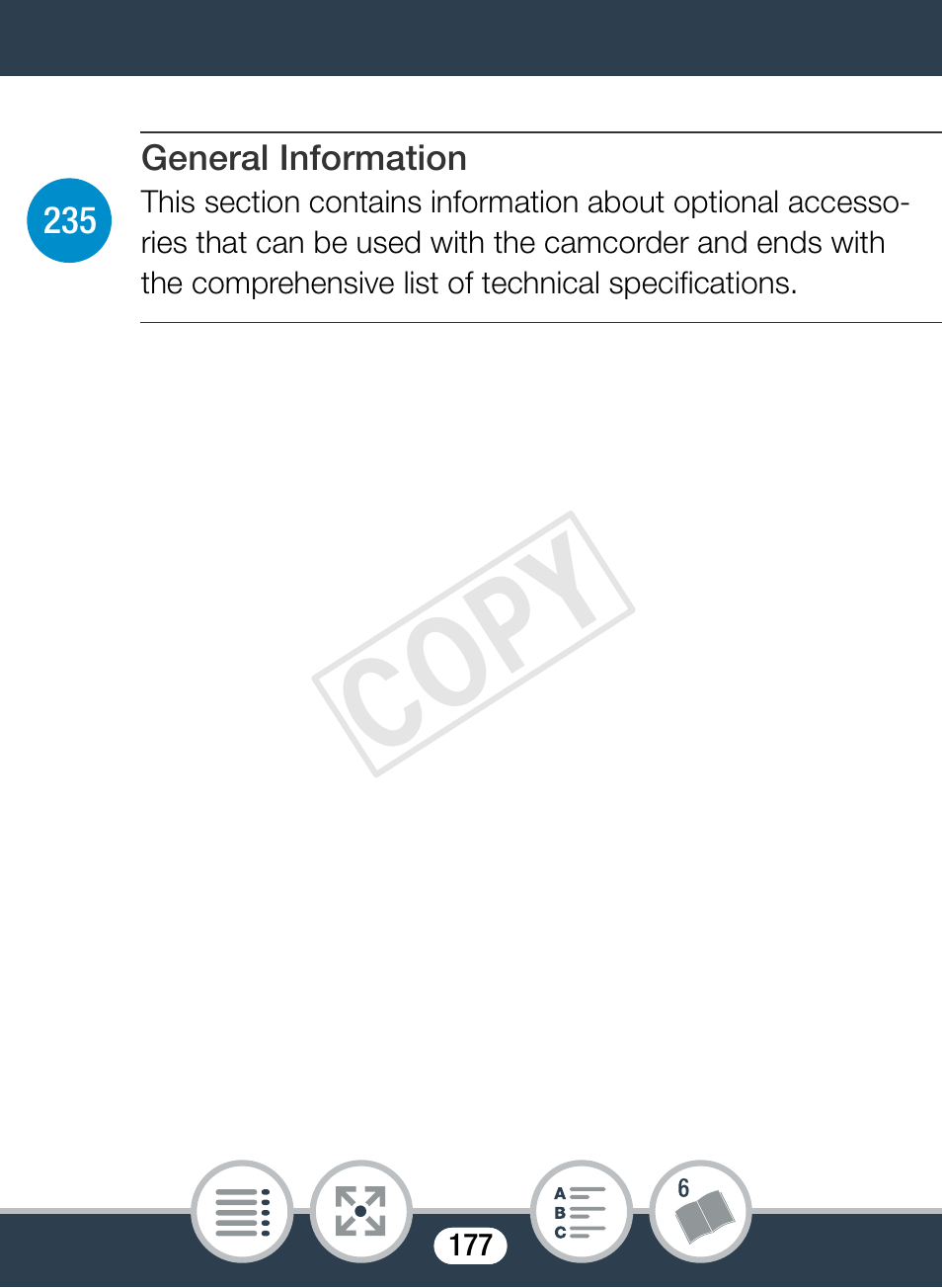 Cop y | Canon VIXIA mini User Manual | Page 177 / 253