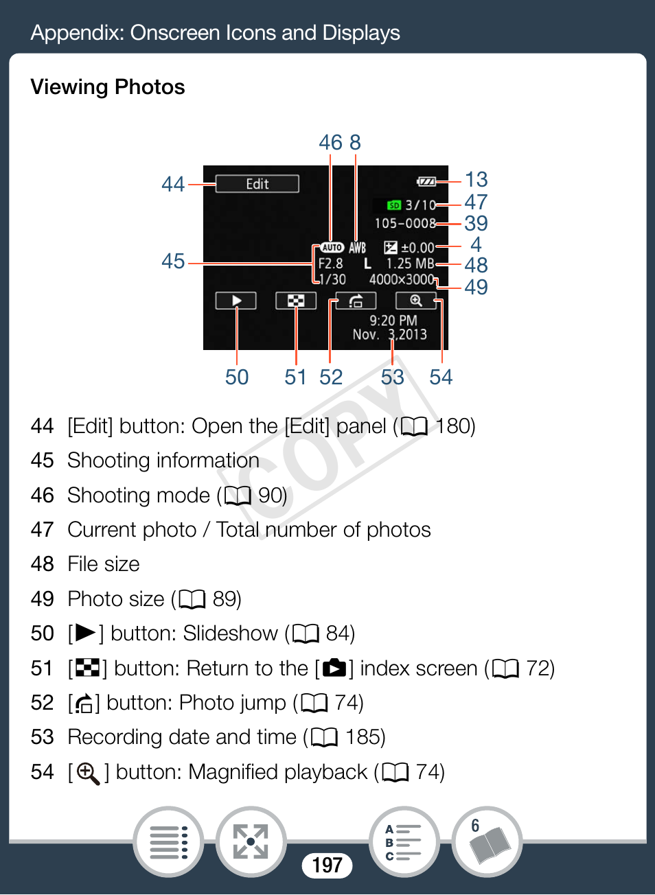 C op y | Canon VIXIA mini User Manual | Page 197 / 253