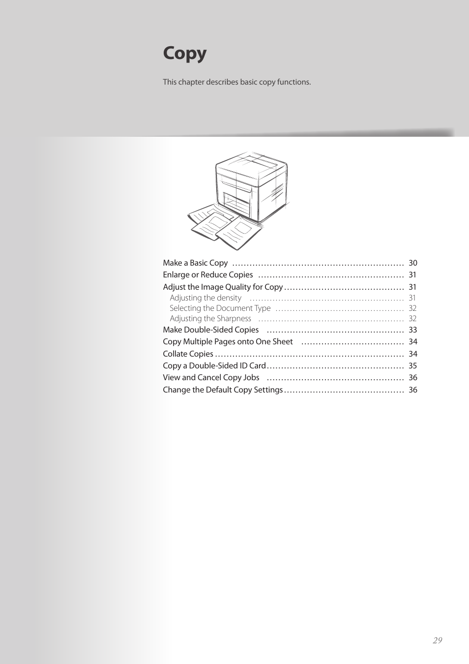 Copy | Canon FAXPHONE L190 User Manual | Page 29 / 100