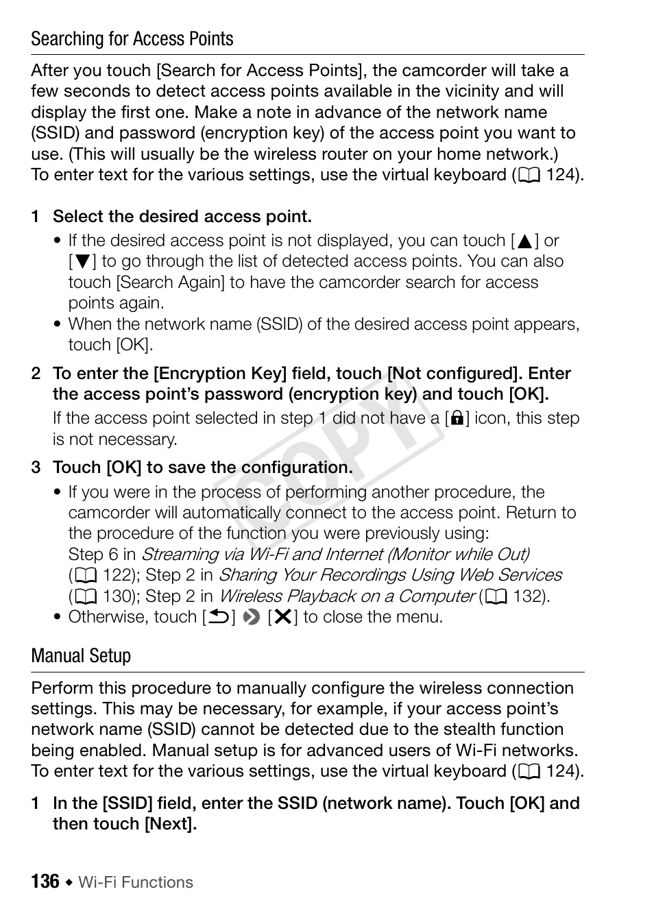 Cop y | Canon VIXIA HF R52 User Manual | Page 136 / 200
