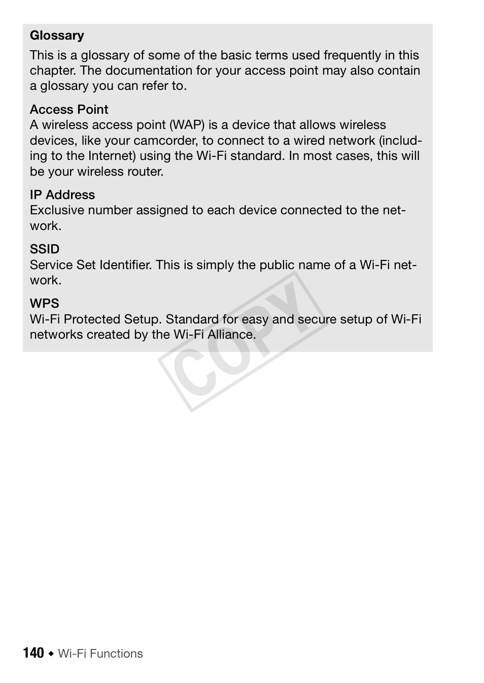 Cop y | Canon VIXIA HF R52 User Manual | Page 140 / 200