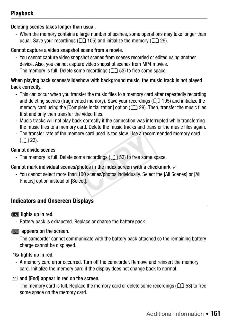 Cop y | Canon VIXIA HF R52 User Manual | Page 161 / 200