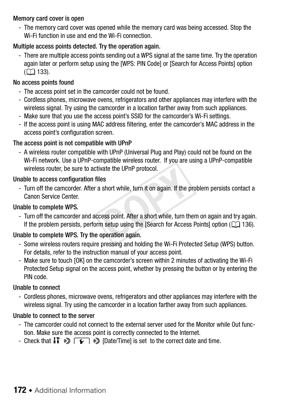 Cop y | Canon VIXIA HF R52 User Manual | Page 172 / 200