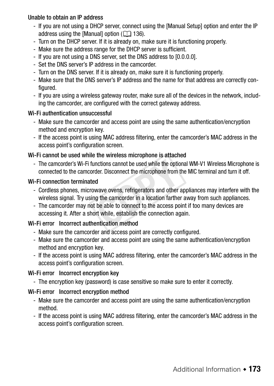Cop y | Canon VIXIA HF R52 User Manual | Page 173 / 200