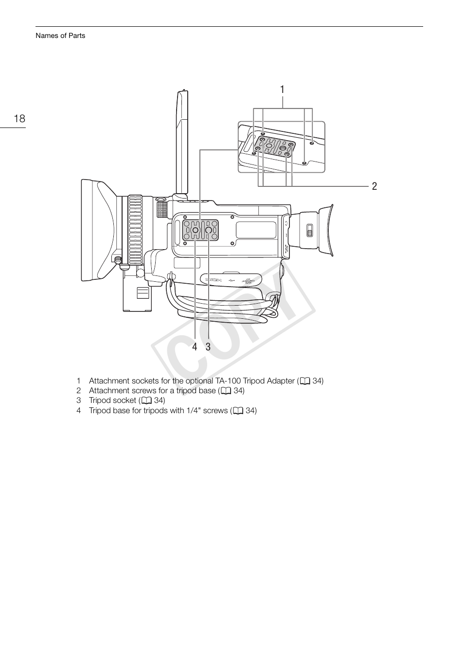 Cop y | Canon XF105 User Manual | Page 18 / 186