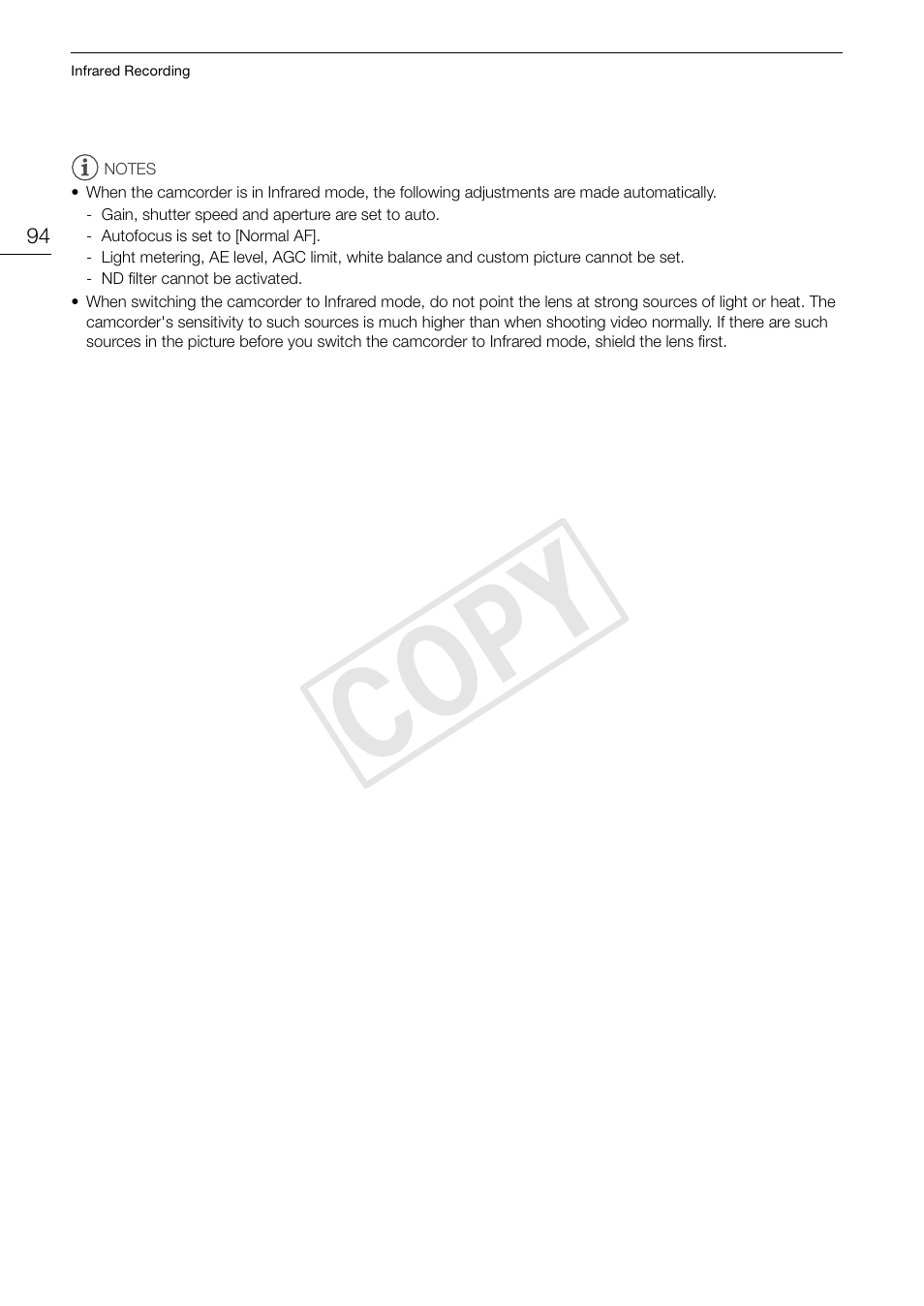 Cop y | Canon XF105 User Manual | Page 94 / 186