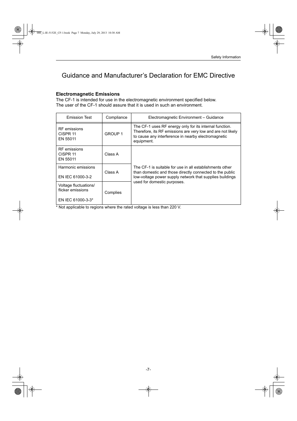 Canon CF-1 User Manual | Page 7 / 64