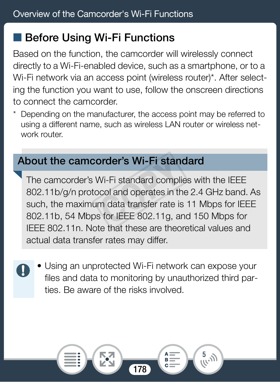 Cop y | Canon VIXIA mini X User Manual | Page 178 / 310